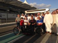 Abu Dhabi race on F1 track